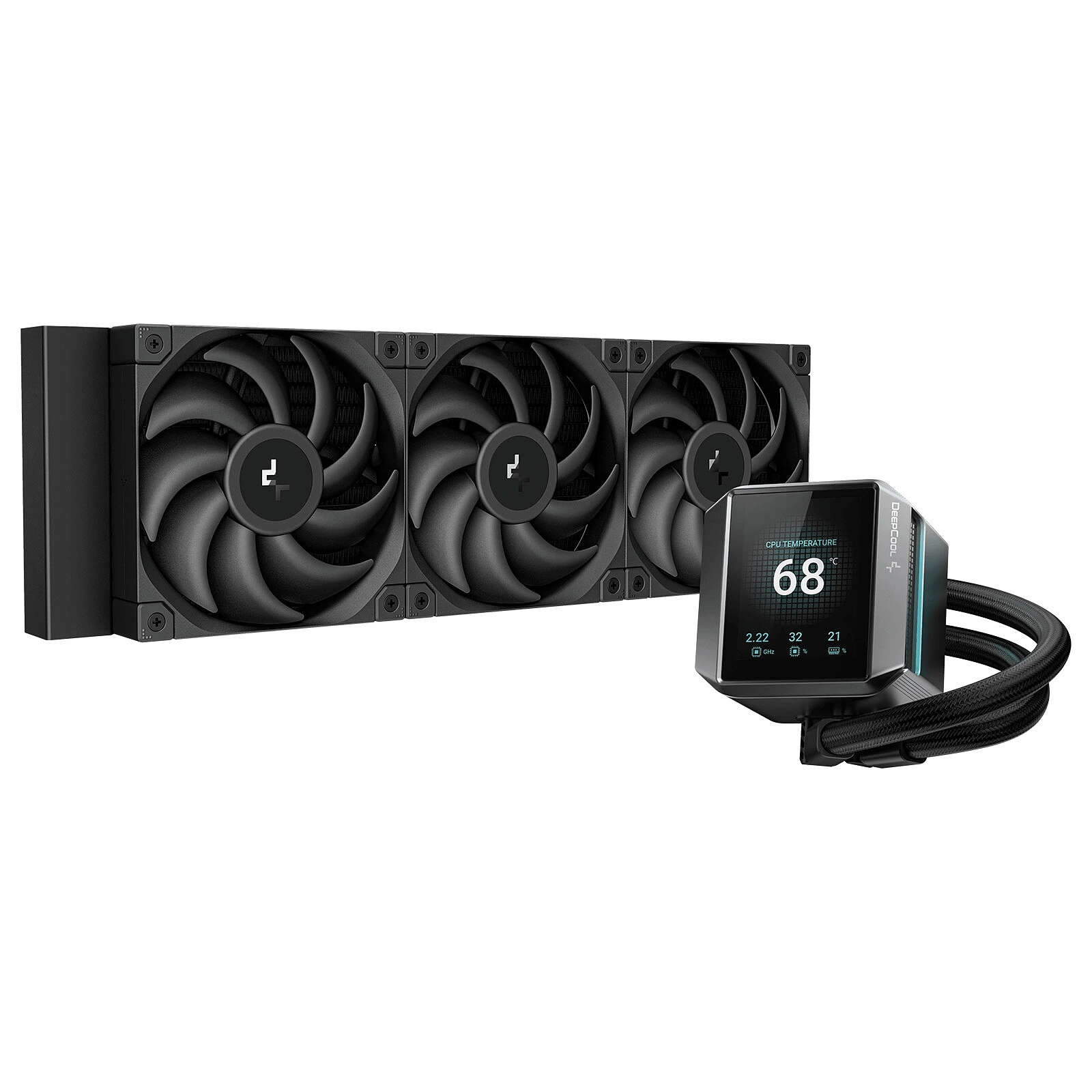 WATERCOOLING DEEPCOOL MYSTIQUE 360 BLACK LCD